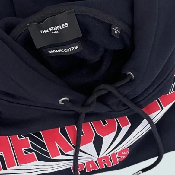 The Kooples Navy and Red Hoodie - Picture 7 of 7